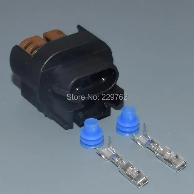 

shhworldsea 2 Pin Plug Connector Wiring Harness Socket For VW CC EOS Jetta Golf MK6 Passat Tiguan Touareg Fabia 7H0941165