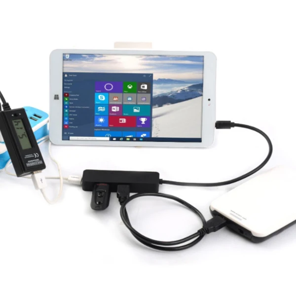 Acasis H032 4 порта Otg Micro usb хаб Usb2.0 адаптер 1.5A зарядный кабель для зарядки трансмиссон