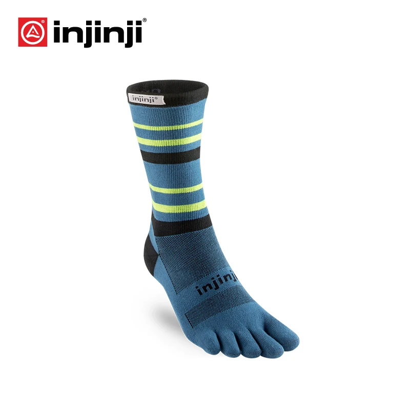 Кроссовки носки Injinji с пятью пальцами новинка 2018 высокие тонкие предотвращающие