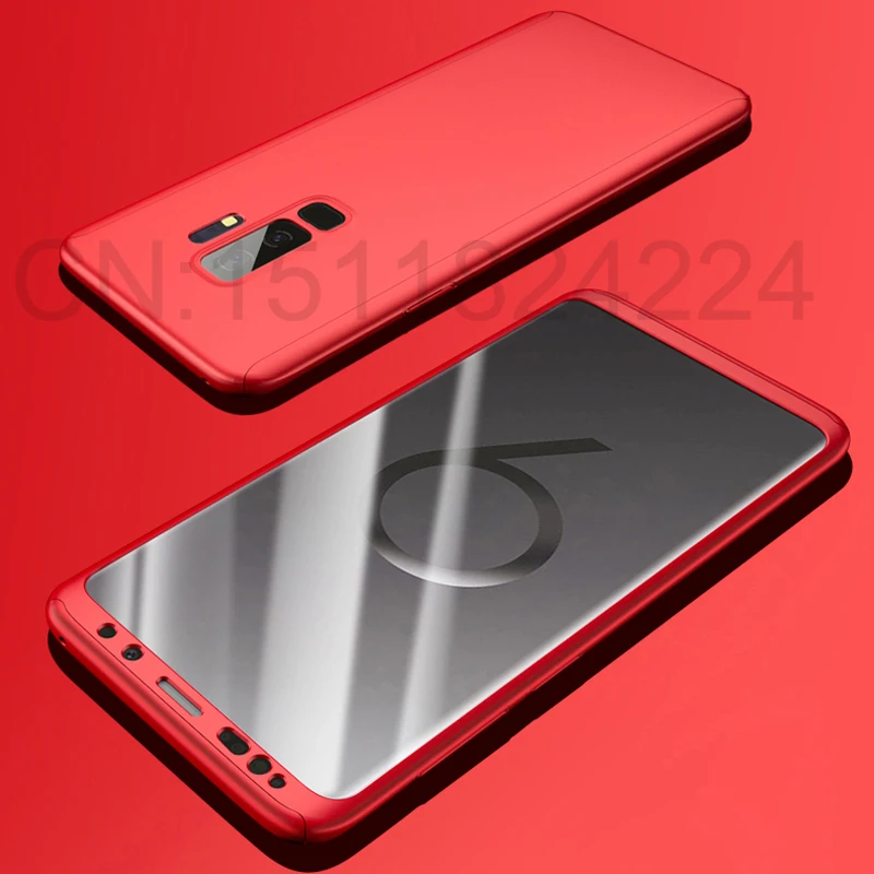 360 чехол для Samsung Galaxy J2 Coer J4 J6 plus A7 2018 J8 J7Duo A6 с закаленным стеклом |