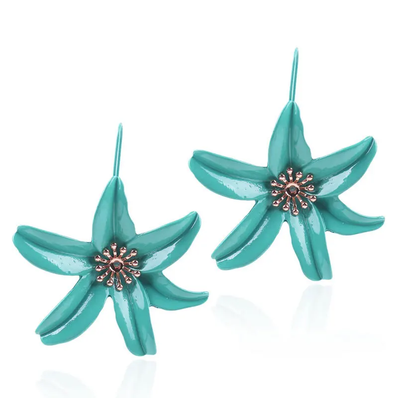 Женские серьги подвески ZA Lily с металлическим крючком модные украшения для