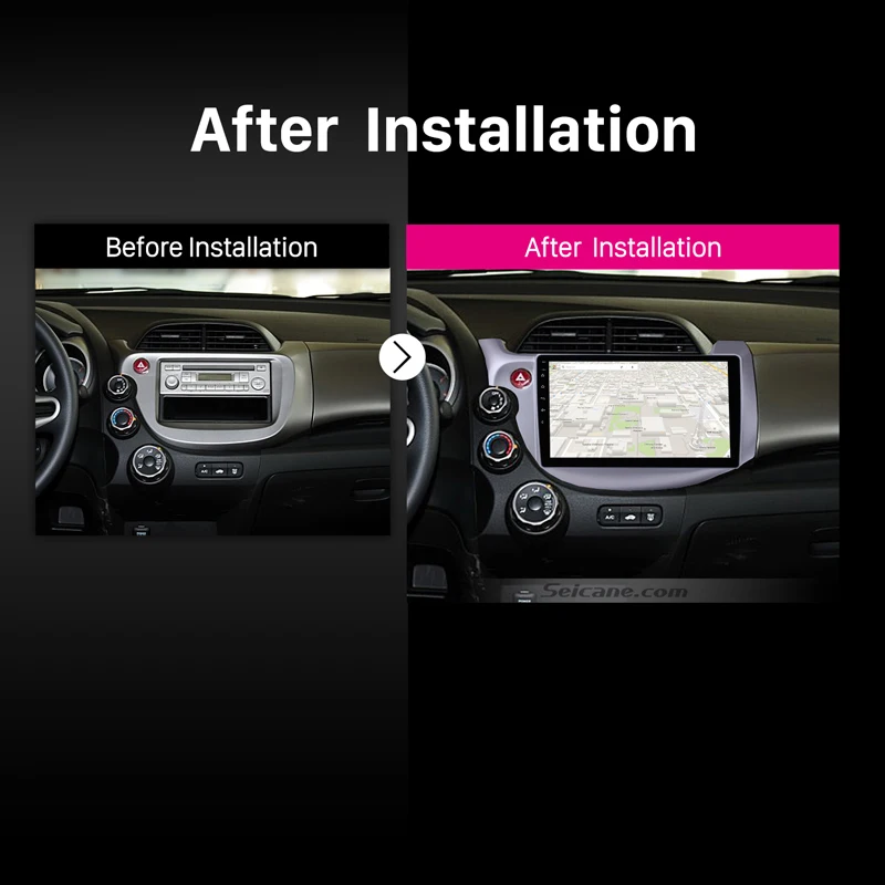 Seicane Android 8 1 HD 10 &quot2Din GPS автомобильный радио головное устройство стерео для Honda 2007