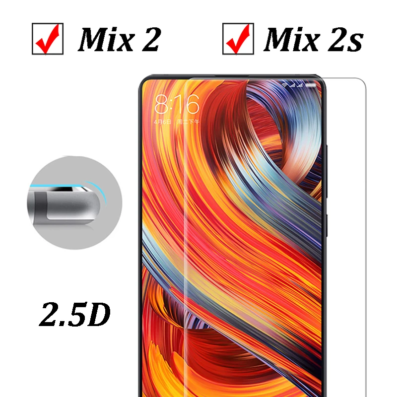 Защитное стекло для ksiomi mix 2 s 2a xiaomi mi mix2 защита экрана xiami xiomi xaomi mix3 закаленное xiaomei