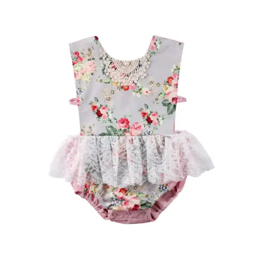 Очаровательное Кружевное платье пачка принцессы с цветочным рисунком для