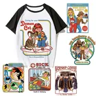 Мужская футболка с изображением сатаны, суперъестественная футболка в американском стиле, с изображением черепа инопланетянина, для хип-хопа, 2019