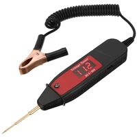 mayitr 1pc high quality automotive test pencil car repair digital lcd electric voltage probe detector tester led light