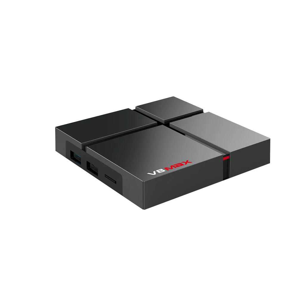 V8 Max Android 8 1 Smart Tv Box Amlogic S905X2 Lpddr4 четырехъядерный двойной Wifi Bt 2 4G/5G 4K видео