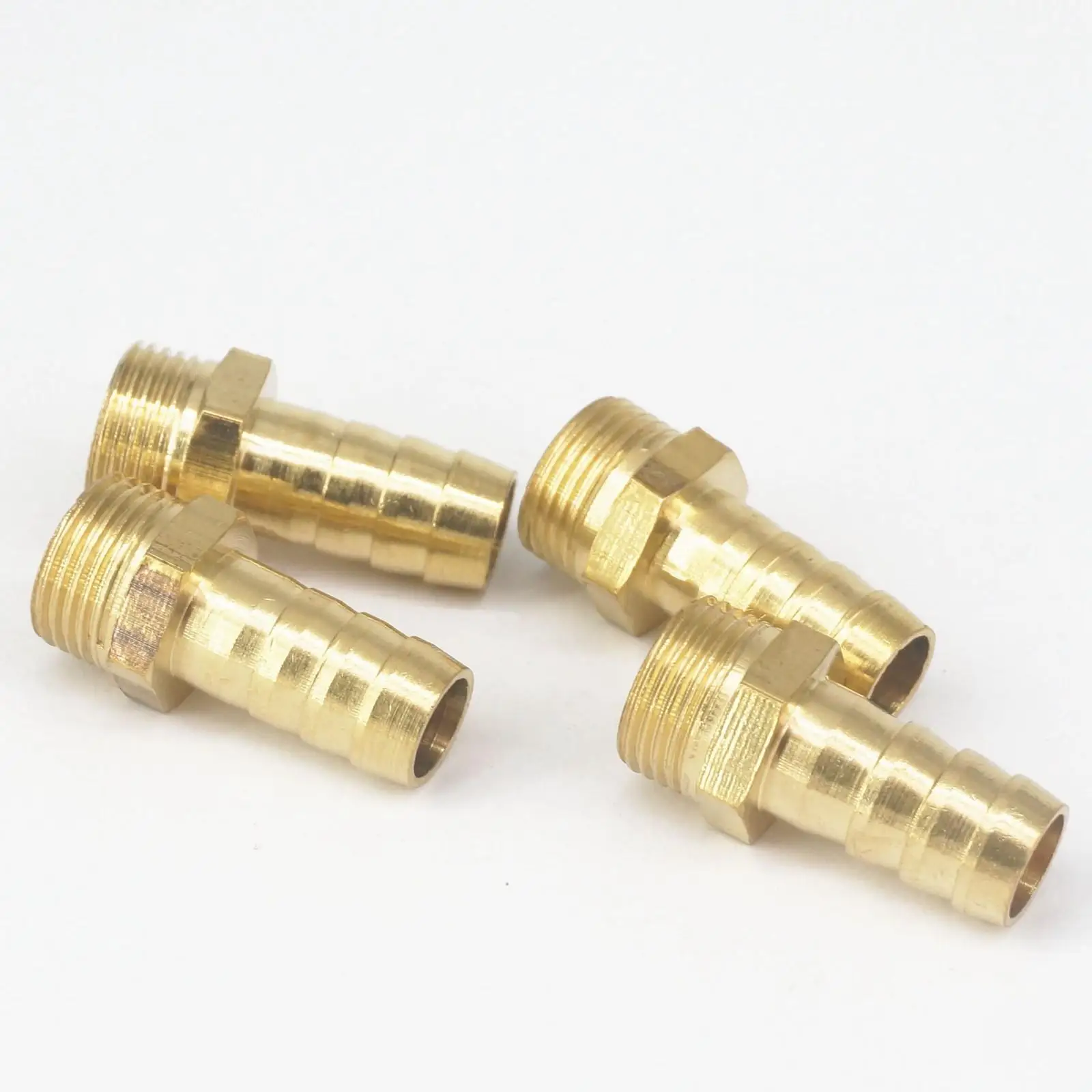 Лот 5 шлангов I/D 12 мм x 3/8 &quotBSP штыревой латунный соединитель для муфты