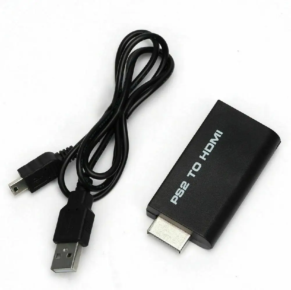 Адаптер для игр Sony Ps2 совместимый с Playstation 2 HDMI конвертер 480i/480p/576i аудио видео