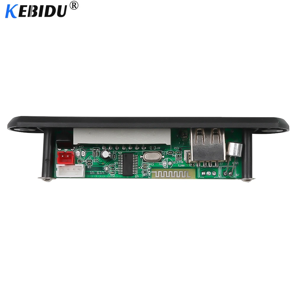 KEBIDU Автомобильный Bluetooth Mp3 плеер Handsfree FM радио декодер плата беспроводной TF USB