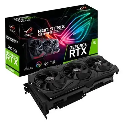 Графика карты Asustek (90YV0CC0 M0NM00) Rog Strix Rtx2080ti O11g Gaming|Видеокарты| |