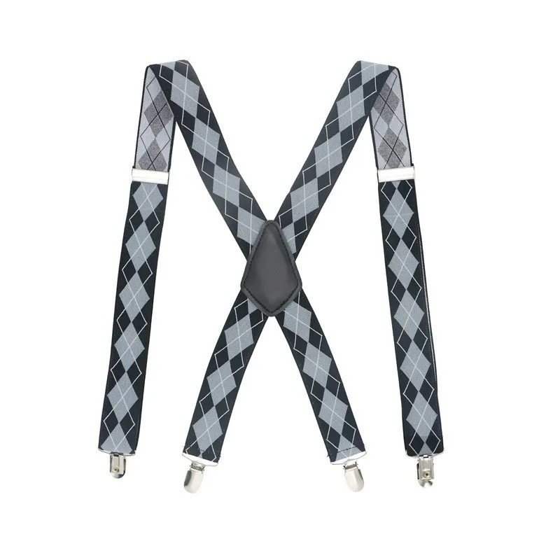X Back 4 клип мужские подтяжки поддержка Tirantes женские эластичные регулируемые шорты