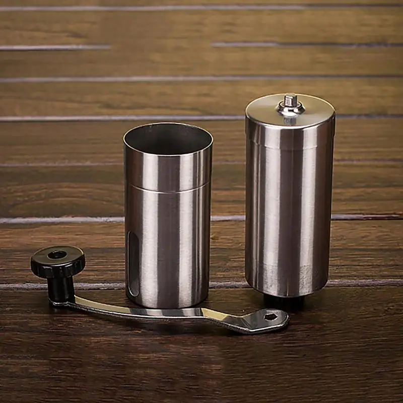 Stainless Steel Manual Coffee Grinder Beans Hand Burr Mill Grinding Tools Vintage Maker Kitchen New Year Gift | Дом и сад