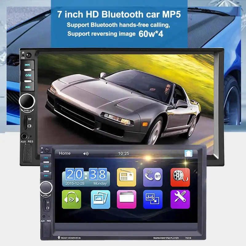 Автомагнитола 2 Din MP5 видеоплеер автомобильная стереосистема GPS навигация FM Bluetooth