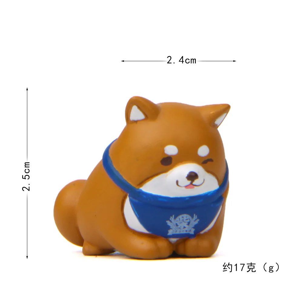 Милые Шиба ину Акита фигурки модель игрушки сумка маленький Pet Shop мини животных