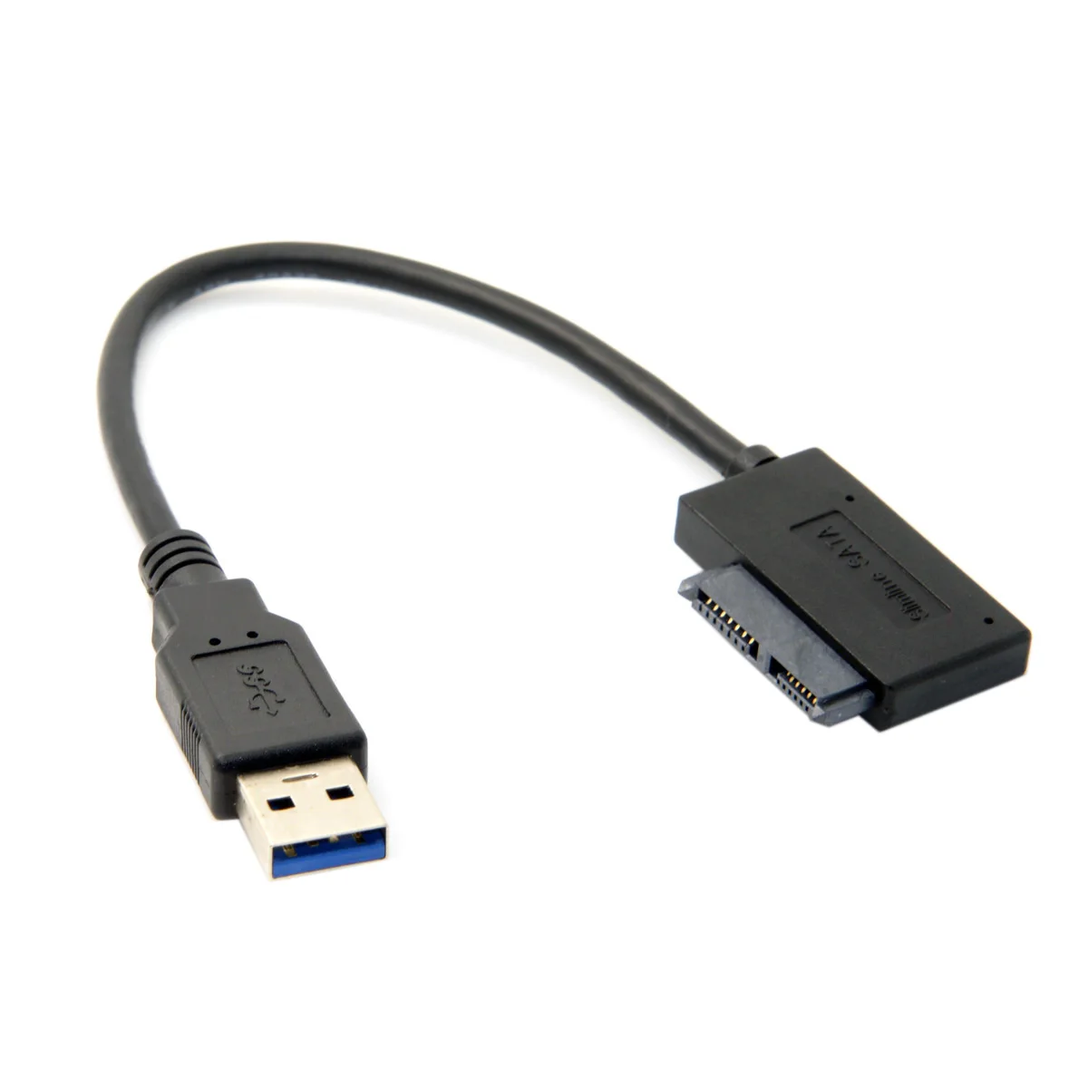 Zihan 6 + 7 13pin slim Sata адаптер к USB 3 0 кабель для ноутбука Cd DVD Rom Оптический привод|Кабели