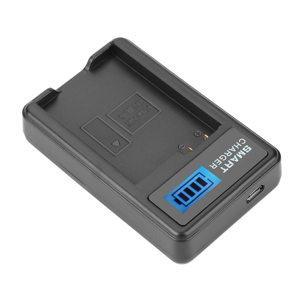 EN EL15 зарядное устройство с одним слотом USB зарядка ЖК экраном для Nikon D600 D610 D750 2018