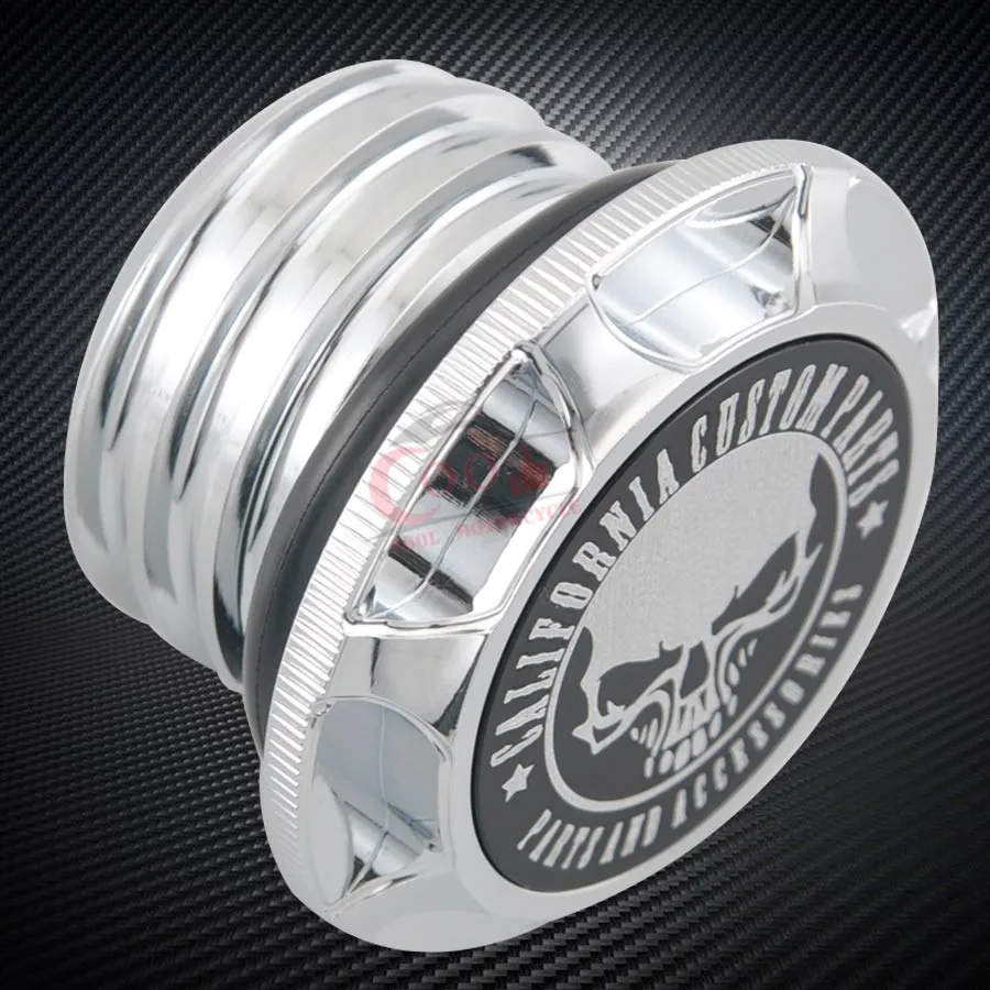 

Мотоциклетная крышка с черепом, крышка топливного бака из алюминиевого сплава для Harley Sportster Touring 96-14, индивидуальный заказ двигателя