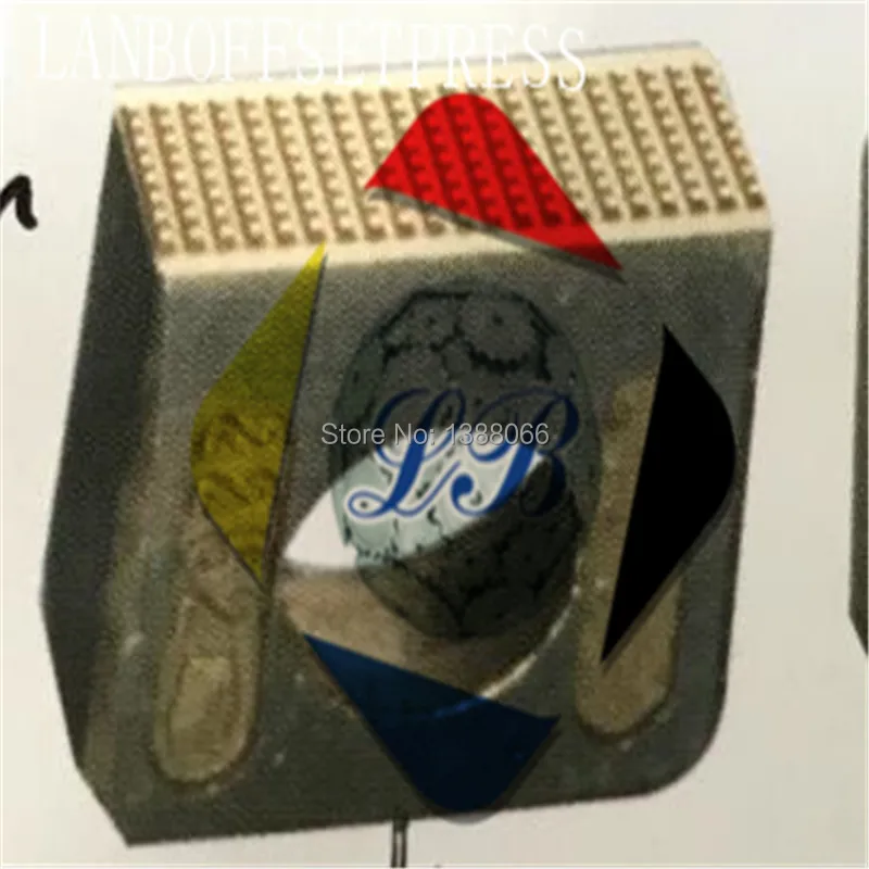 LANBOFFSETPRESS Roland gripper pad Man tip 17x17x8 мм большое отверстие 11 маленькое 7 мм|Детали принтера|