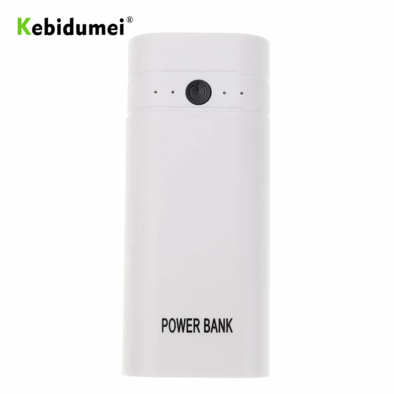 Kebidumei 2x18650 батарея коробка DIY корпус зарядное устройство держатель USB банк питания