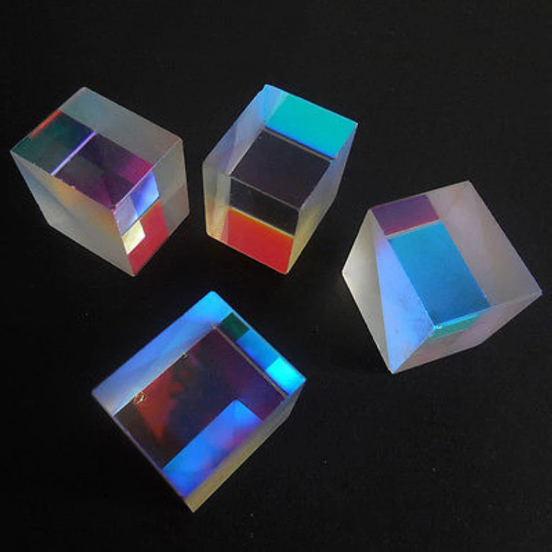 1 шт. кубический дефектный крестообразный дихроический призматический RGB