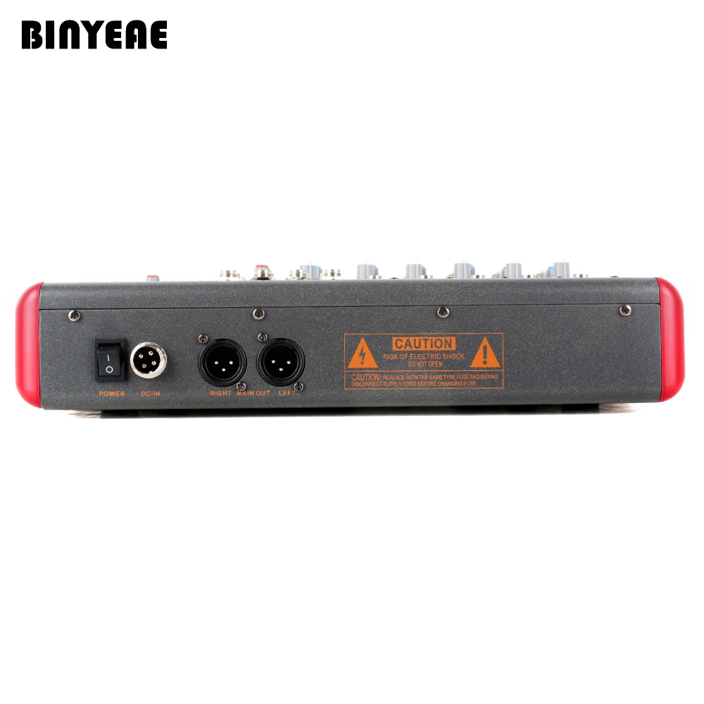 Звуковой миксер MLLSE для караоке 5 каналов смешивания музыки с Bluetooth управлением