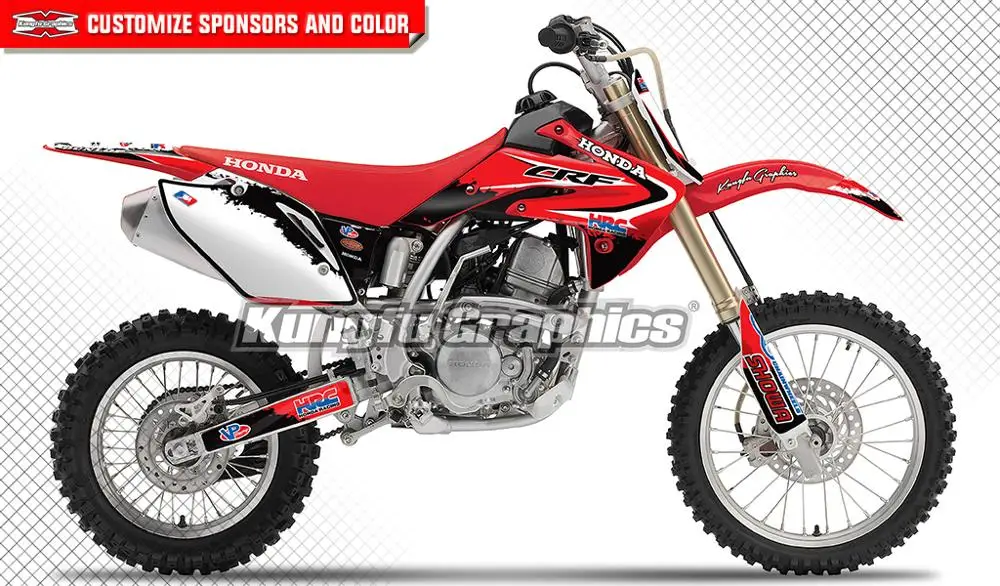 И рисунком кунг фу Графика виниловые наклейки стикер комплект для Honda CRF 150R CRF150R 150