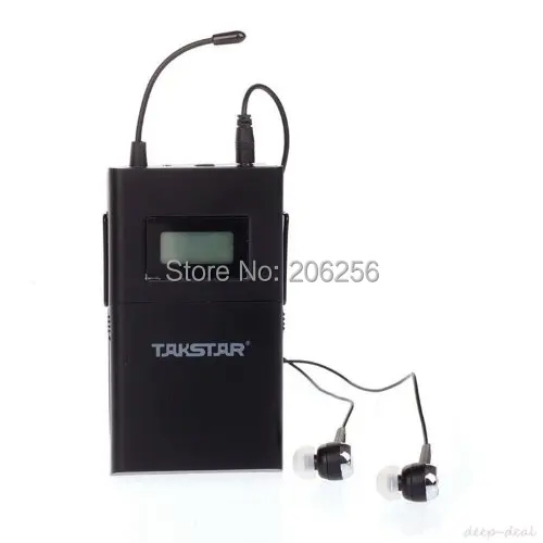 Беспроводная система контроля Takstar WPM-200 UHF стерео наушники-вкладыши 2 передатчика