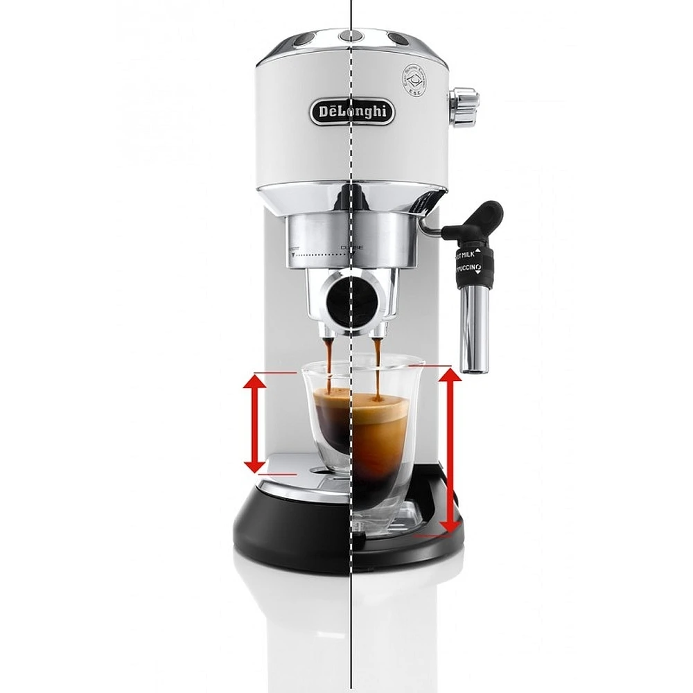 Рожковая кофеварка De’Longhi Dedica EC 685.W|Кофеварки| |