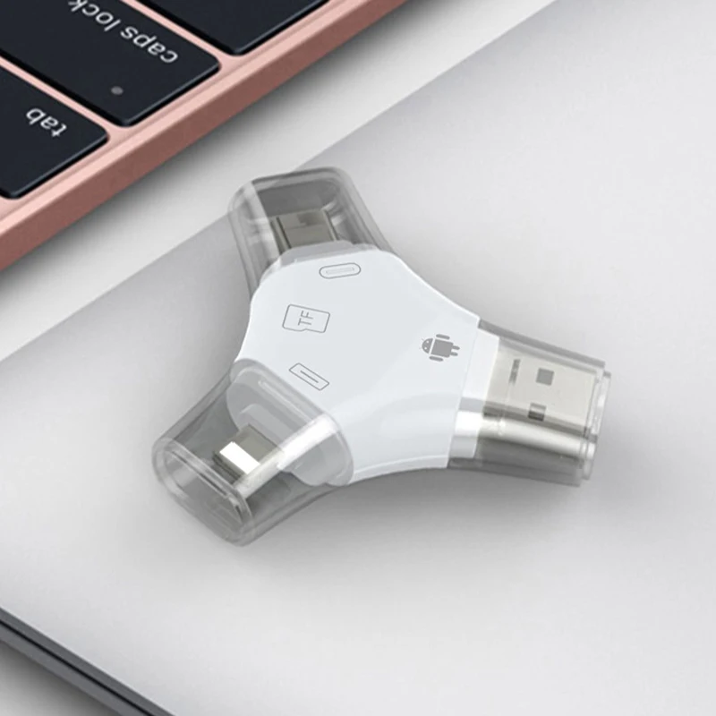 IG 4in1 флэш накопитель Micro USB SD/TF кард ридер адаптер для iPhone x 6 7 8 plus iPad samsung S8 Android type C