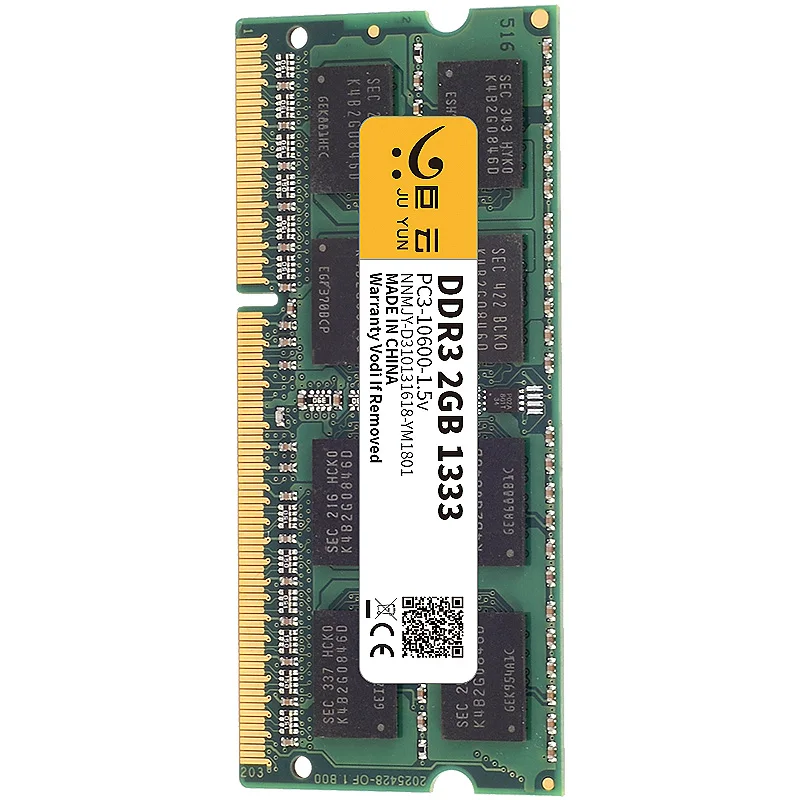 Ju Yun DDR3 2GB 1333 MHz RAM память ноутбука 1600 1066 ноутбук компьютер совместимый 4GB 8GB