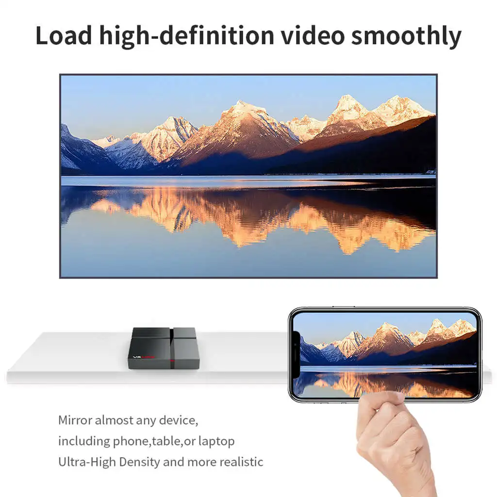 OPQ-V8 Max Android 8.1 Smart Tv Box Amlogic S905X2 Lpddr4 Quad Core Dual Wifi Bt 2.4G/5G 4K Video Media Player For Netflix You |