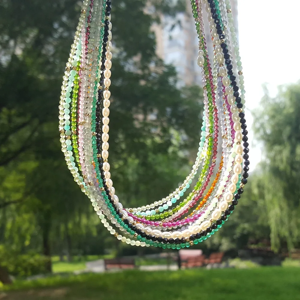 Lii Ji Gemstone Spinel Пресноводный жемчуг Танзанит Лабрадорит Амазонит Ляпис Лазурь