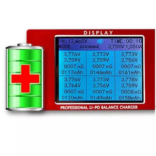 LeadingStar Radiolink CB86 Plus Balance Charger for RC 8 pcs 2-6S Lipo Battery at One Time MODEL BULIDING KITS | Игрушки и хобби