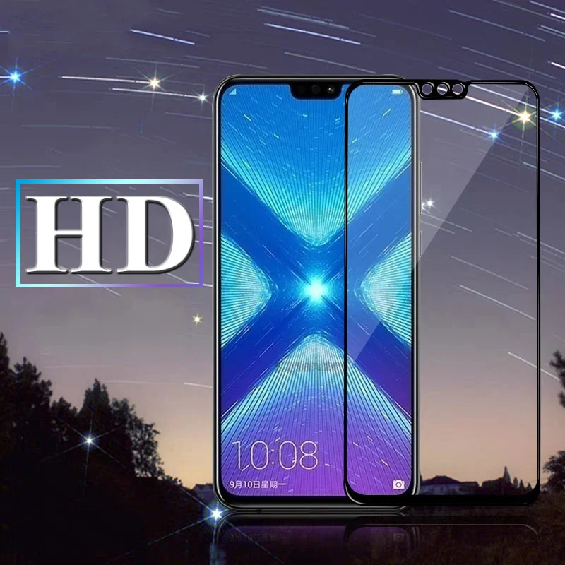 Защитное стекло закаленное для Huawei honor 8X 8c 8a 8 hono honer x c a x8 8X|Защитные стёкла и