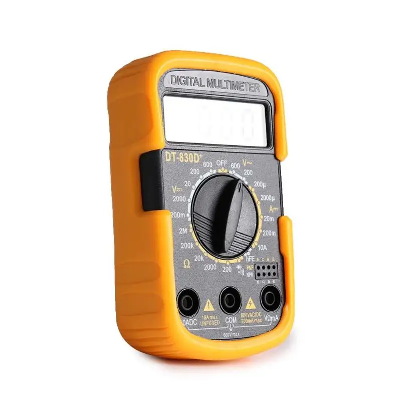 DT830D Мини Портативный цифровой мультиметр AC/DC измеритель напряжения тестер тока |