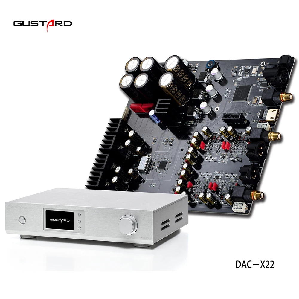 Смартфон GUSTARD DAC X22 ES9038PRO I2S XMOS HiFi PCM384K DSD512|Цифро-аналоговые преобразователи (ЦАП)| |
