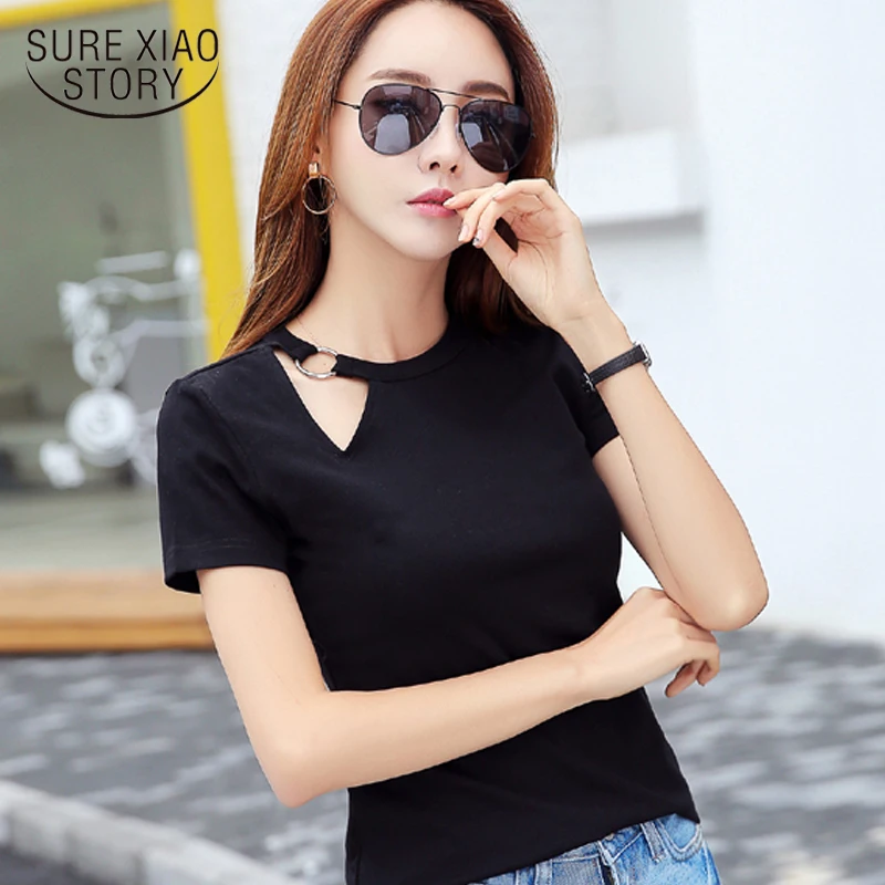 plus size blouses Slim Shirt 2021 Summer The New Fashion Women Short Shirt Stitching Shirt Round Neck Short Sleeve Women Tops and Blouse 2575 50 sexy blouses for women