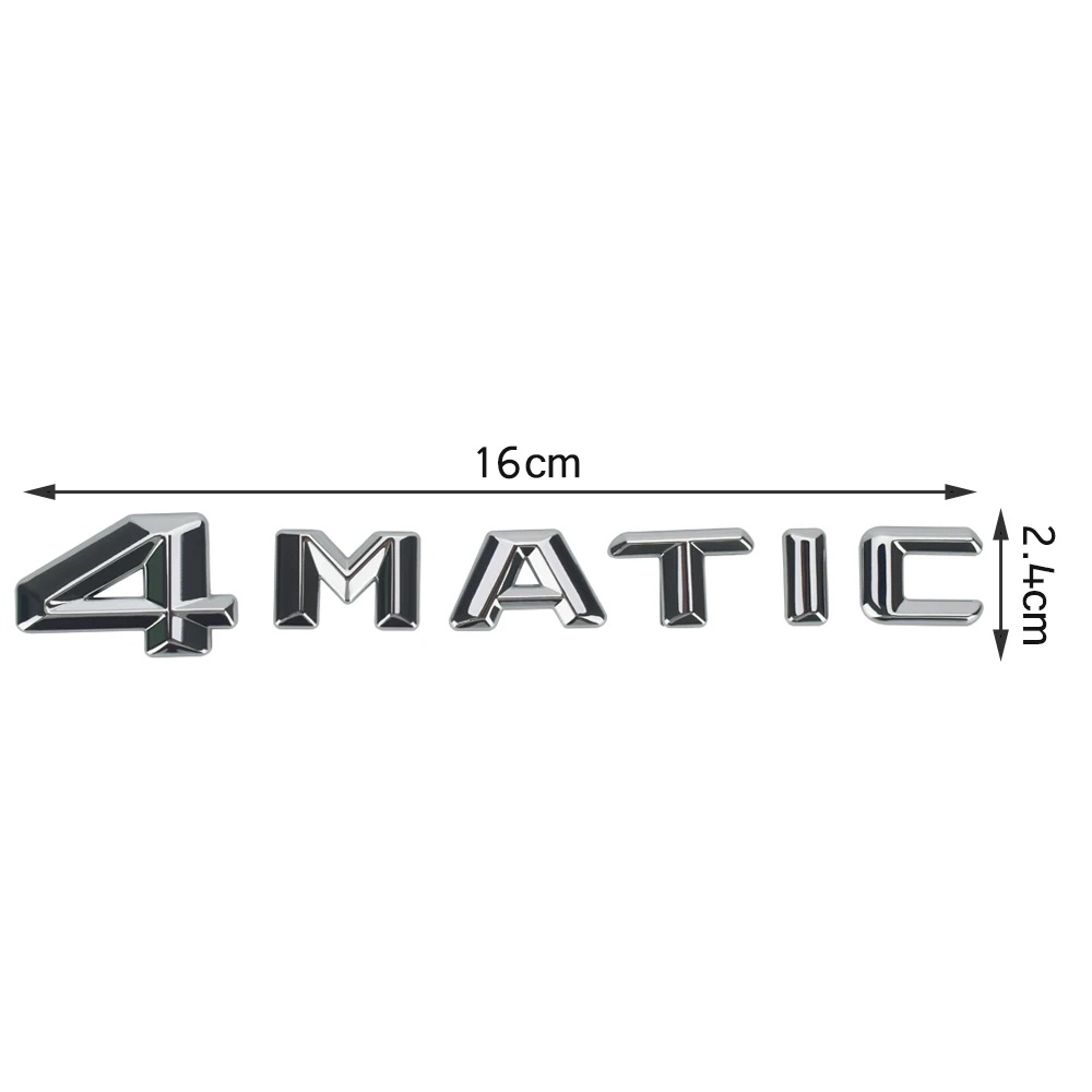 4 MATIC Логотип Знак Стикеры Магистральные письма наклейка для Mercedes Benz AMG A180 A200 B180 B200