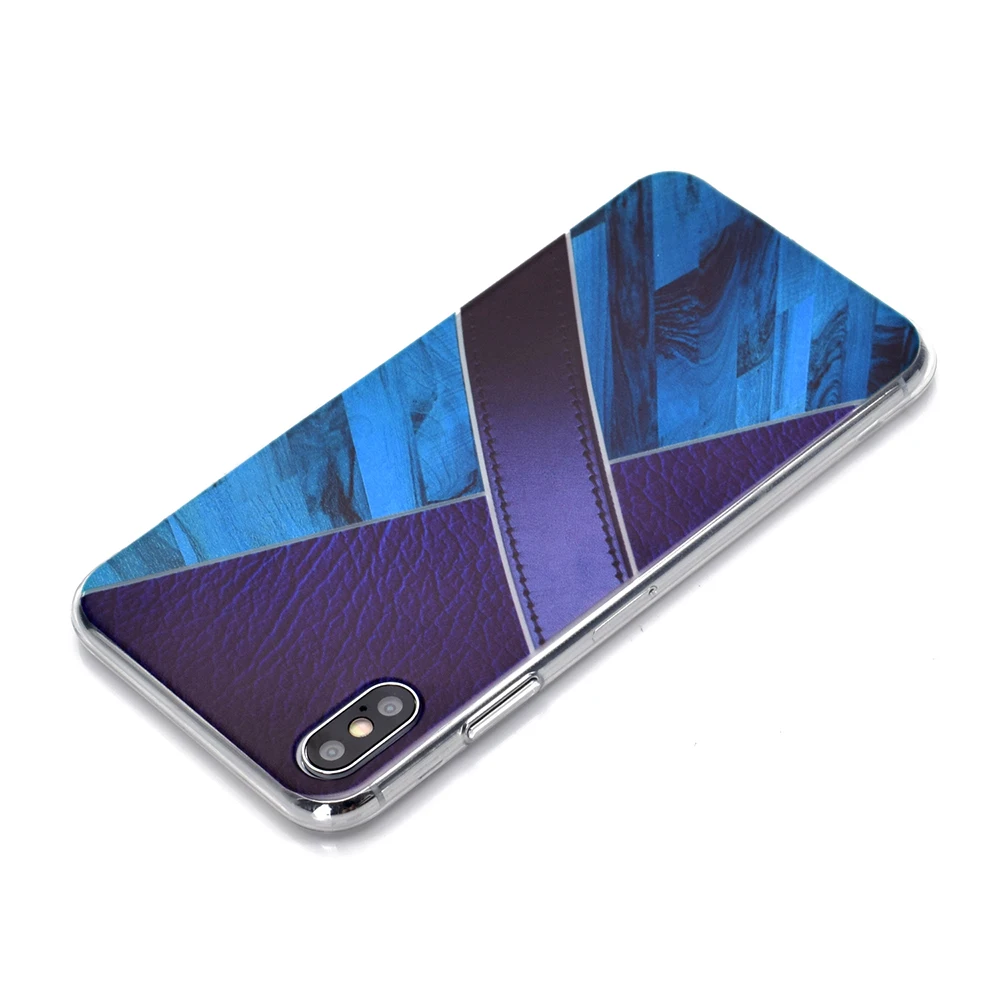 KISSCASE Soft TPU Phone Case For Samsung Galaxy S9 Plus A6 A8 2018 Note 8 9 Geometric Pattern Splice Back Cover Funda |