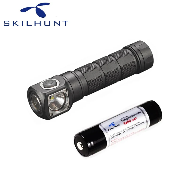 Светодиодный налобный фонарь Skilhunt H03R CREE XML-2 U4 1200 лм с аккумулятором | Лампы и