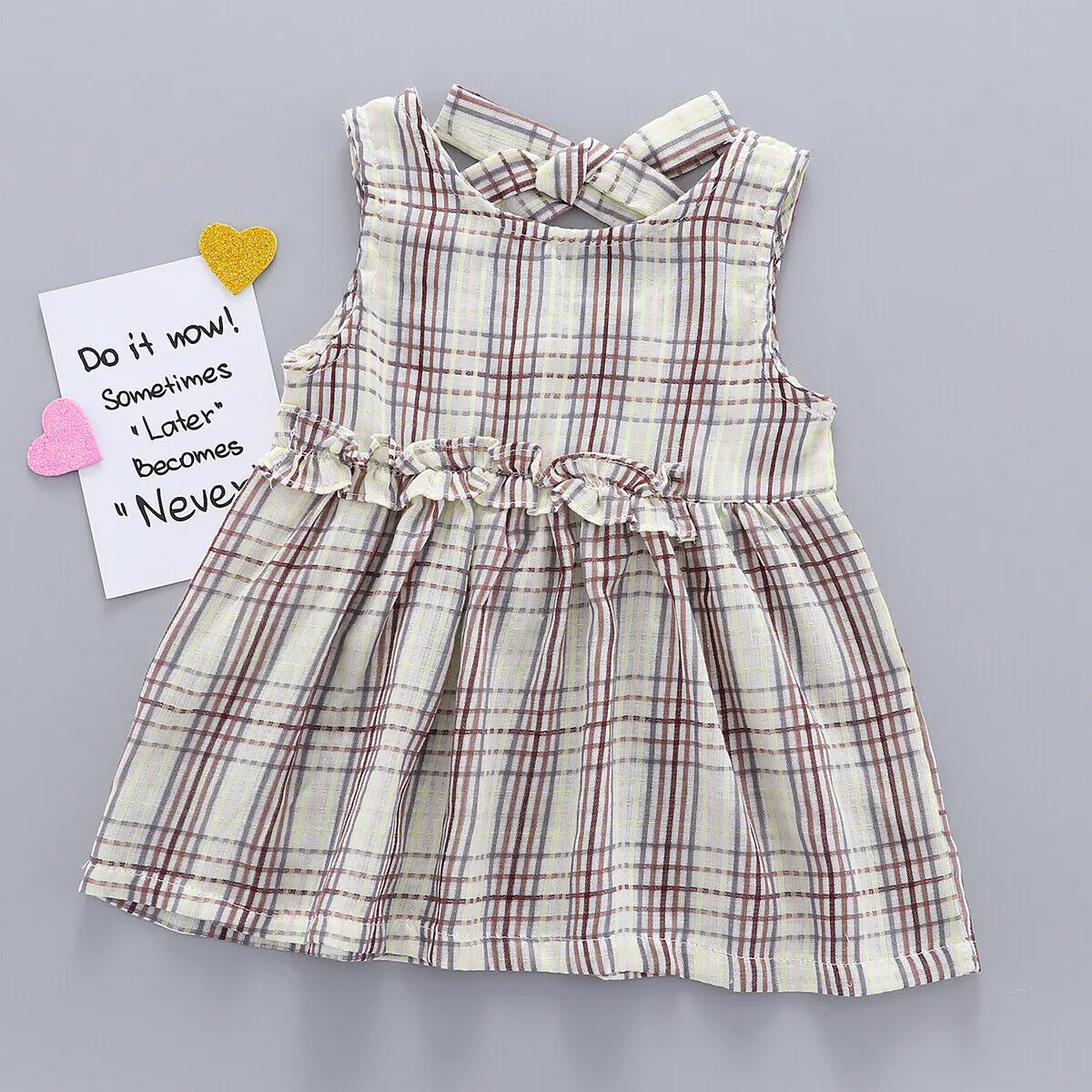 2019 New Summer Kids Baby Girl Sleeveless Strip A-line Dress Casual Holiday Sundress Clothes | Детская одежда и обувь