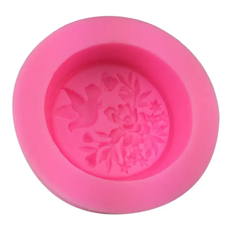 New Pigeons Peony Cake Mold Flower Birds Pattern Fondant Tools Silicone Decorating Sugarcraft Plunger Cookie Cutter | Дом и сад