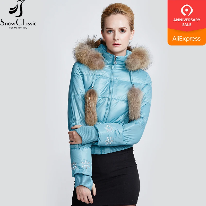 Snow Classic Зимняя Новая Коллекция пуховик зимний женский Молодежная парка с