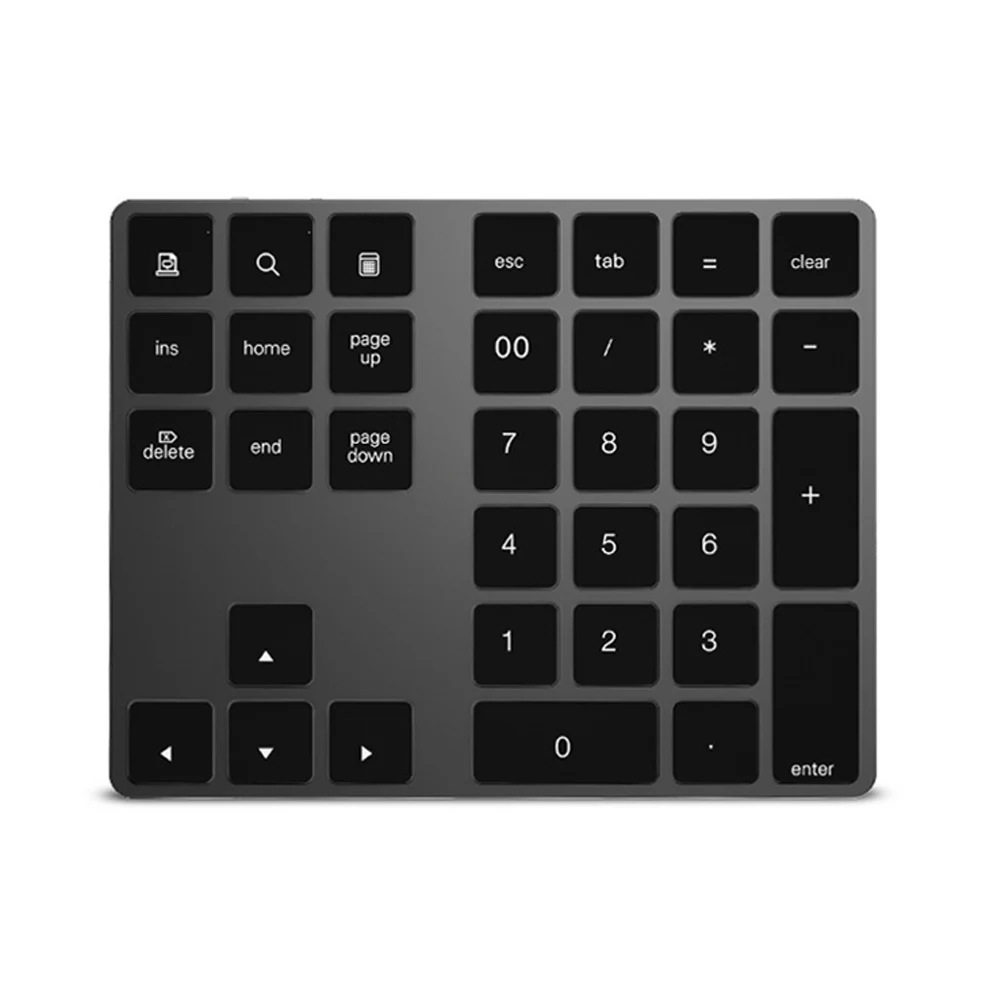 Беспроводная цифровая мини клавиатура с Bluetooth 34 клавиши для Apple Android MacBook