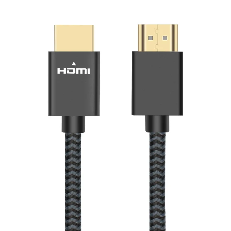 Новый алюминиевый корпус с нейлоновой оплеткой ультра тонкий кабель HDMI 4K 60 Hz |