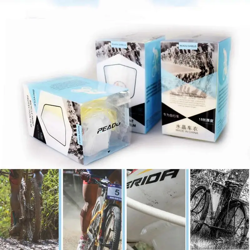 4PCS Bicycle Frame Protection Sticker for Road Bike MTB Paint Protective Film Surface Smooth | Спорт и развлечения