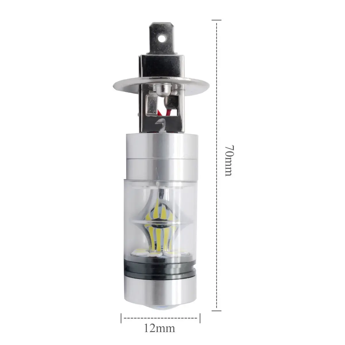Светодиодные противотуманные фары 2 шт. H1 12 В 100 Вт 20 smd дневные ходовые огни белые