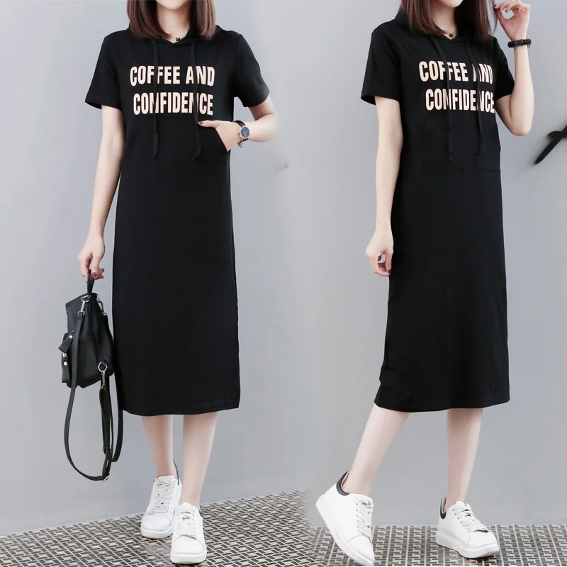 4XL 3XL платье длинное женское модное летнее с коротким рукавом милое карманами