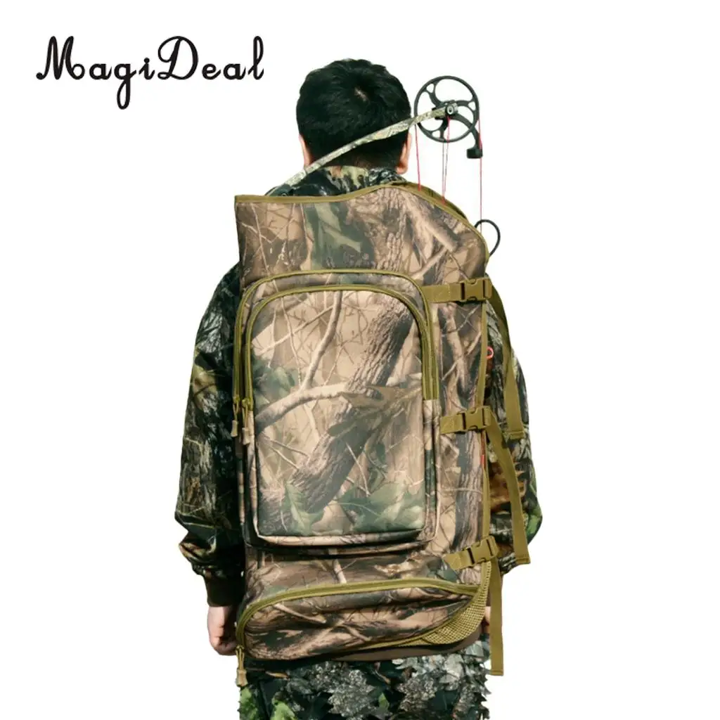 Нейлоновый охотничий рюкзак MagiDeal Perfeclan с луком Сумка блочным держатель для лука